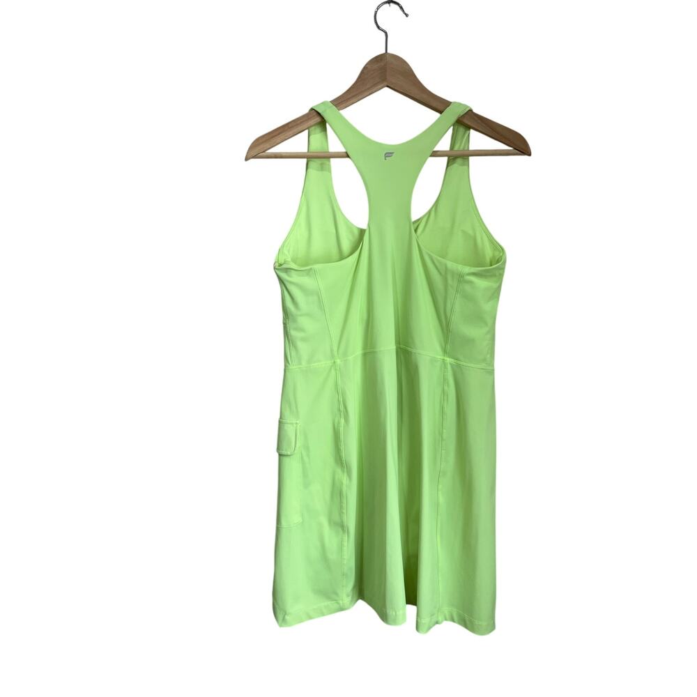 Fabletics One Cargo Activewear Dress Neon Spark Green Size L Gymwear - Picture 3 of 5